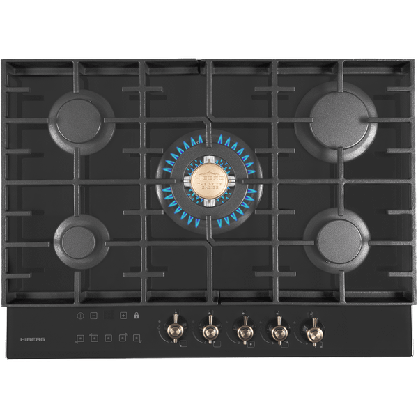 Газовая варочная панель Hiberg VM 7155 B