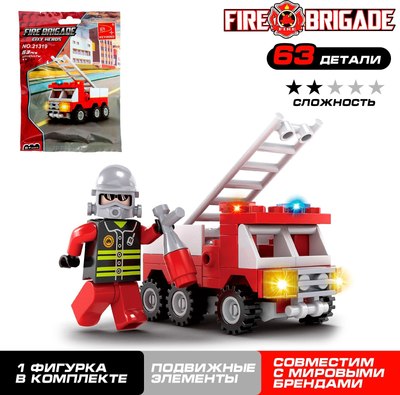 Конструктор Keyixing Пожарная машина 21319 / 3548636