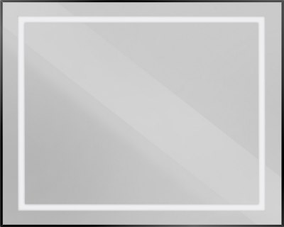 Зеркало BelBagno SPC-KRAFT-1000-800-SENS-NERO - фото