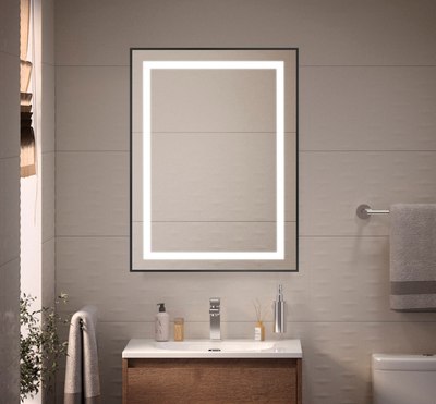 Зеркало BelBagno SPC-KRAFT-600-800-SENS-NERO