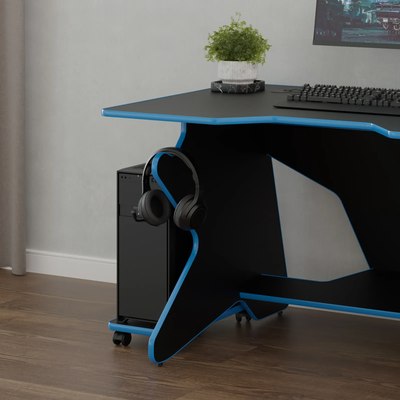 Геймерский стол Vmmgame Spaceone Dark 140 Blue / SO-2-BKBE