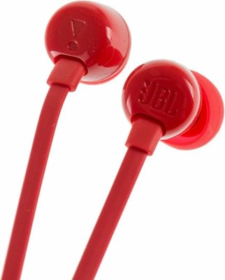 Наушники-гарнитура JBL Tune 110 / JBLT110RED