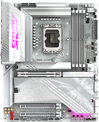 Материнская плата Gigabyte Z890 A Elite X Ice 1.1 - фото