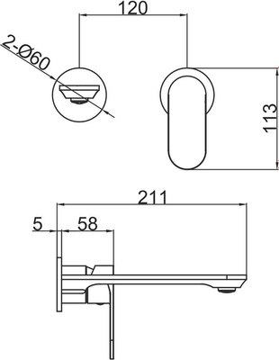 Смеситель Fashun A1185-7