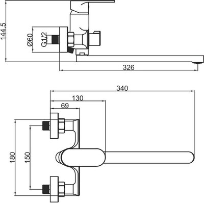 Смеситель Fashun A2285
