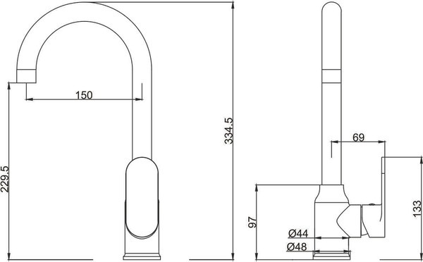 Смеситель Fashun A4085