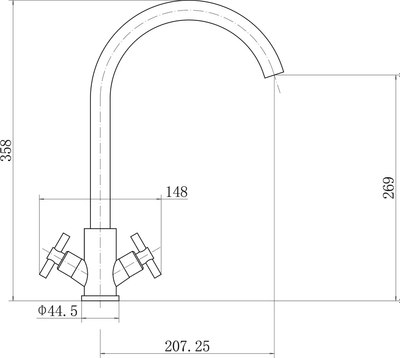 Смеситель Fashun A54028