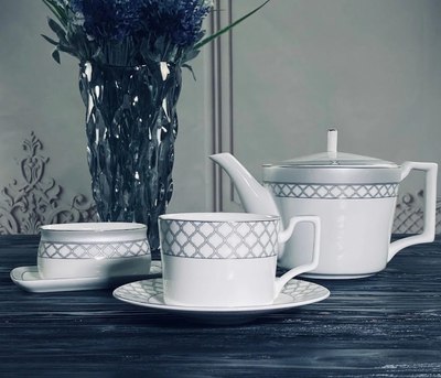 Чайный набор Lenardi Версаль Серебро 145-592