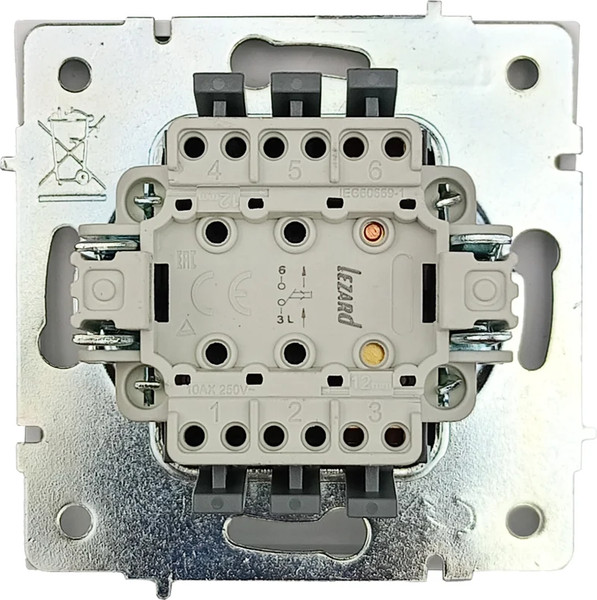 Кнопка звонка Lezard Zima 704-0288-103QC