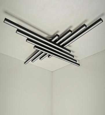 Потолочный светильник Mirastyle XL-60034/8+1 BK