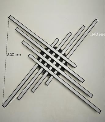 Потолочный светильник Mirastyle XL-60034/8+1 BK