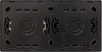 Блок выключатель+розетка Lezard Leto 752-4200-170BKP