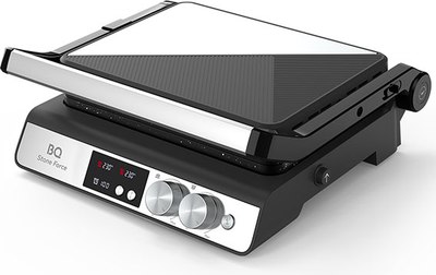 Электрогриль BQ GR3002 (черный/сталь)