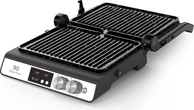 Электрогриль BQ GR3002 (черный/сталь)