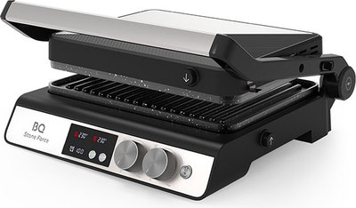 Электрогриль BQ GR3002 (черный/сталь)