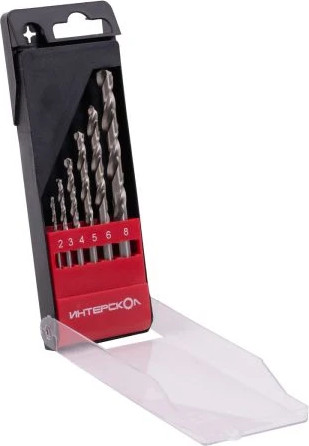 Набор сверл Интерскол HSS-G