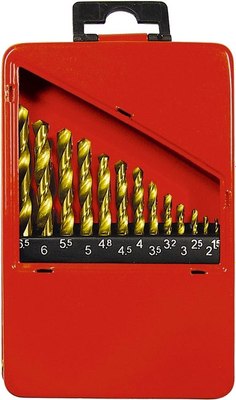 Набор сверл Matrix Нитридтитановые 72386 - фото