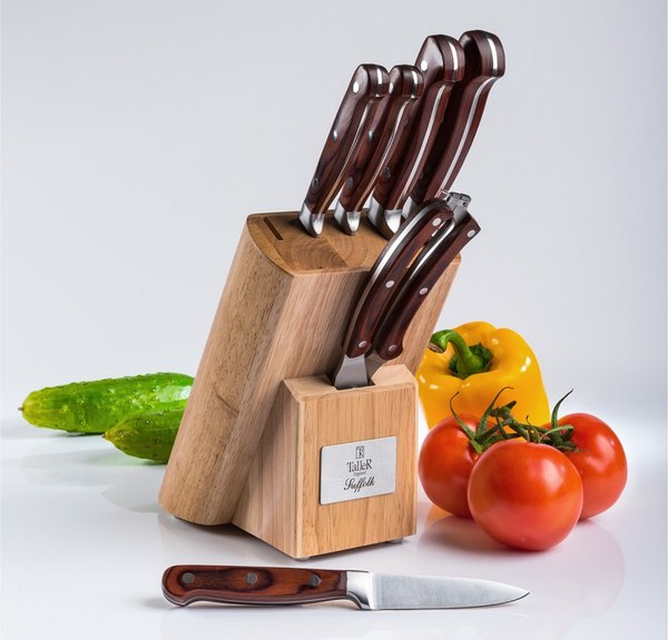 Набор ножей TalleR TR-22001 + точилка TR-62511 в подарок