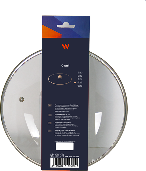 Крышка стеклянная Werner Capri 51308