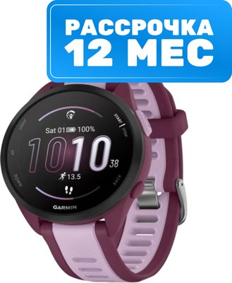 Умные часы Garmin Forerunner 165 Music 43mm / 010-02863-33 - фото