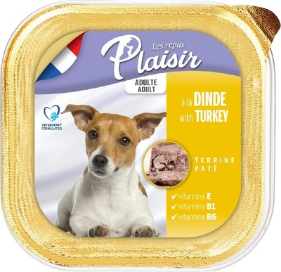 Влажный корм для собак Plaisir паштет из индейки - фото