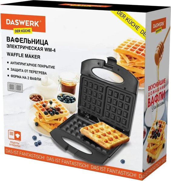 Вафельница Daswerk WM-4 / 455651