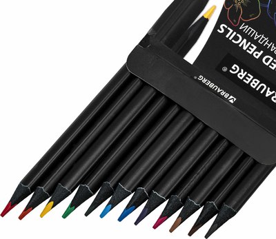 Набор цветных карандашей Brauberg Black Wood / 181948