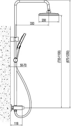 Душевая система Ekko E2512-21