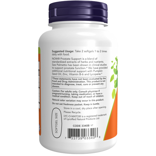 Комплексная пищевая добавка NOW Foods Prostate Support