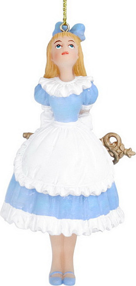 Елочная игрушка Gisela Graham Fairy Tales. Алиса с ключом / 16158 - фото
