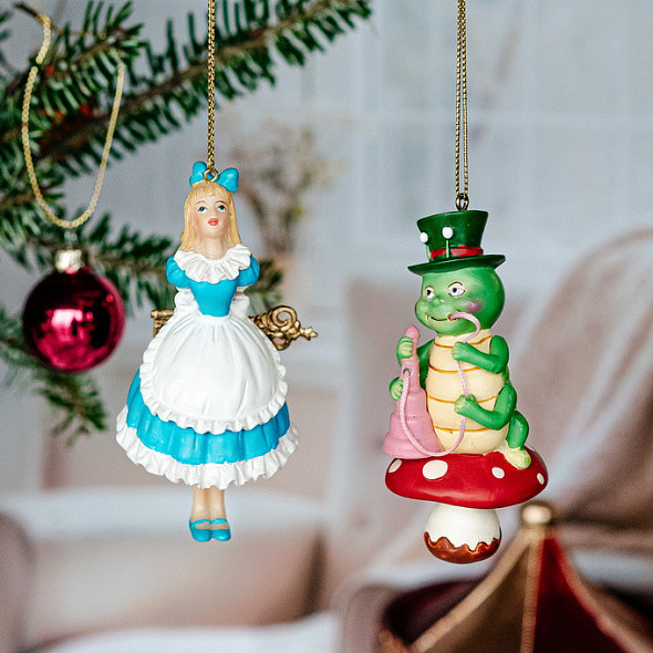 Елочная игрушка Gisela Graham Fairy Tales. Алиса с ключом / 16158