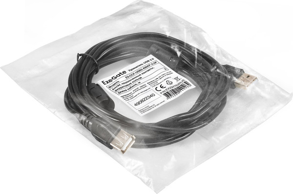 Удлинитель кабеля ExeGate EX-CCF-USB2-AMAF-3.0F / EX294763RUS