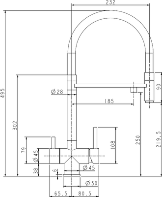 Смеситель ZORG Asgard