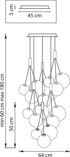 Люстра Lightstar Sferetta 801180