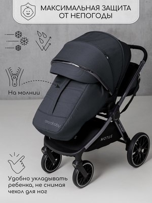 Детская универсальная коляска Amarobaby Motus 2 в 1 / AB23-10MOTUS/11
