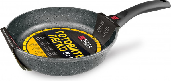 Сковорода Нева Металл Посуда Готовить легко Stone Gray GL4122