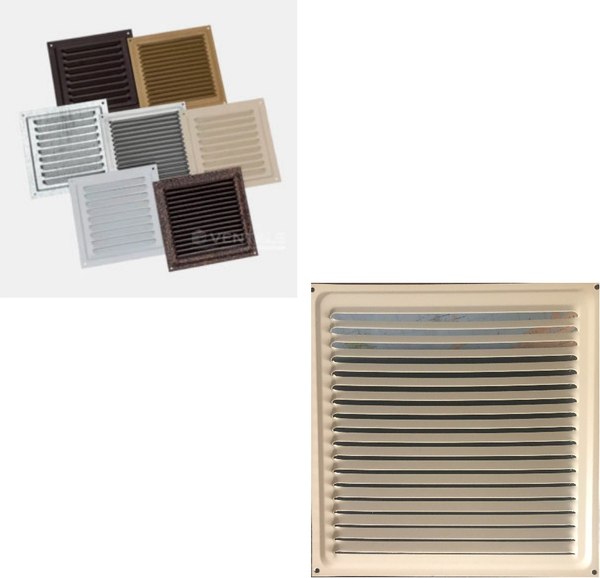 Решетка вентиляционная Ventale Оцинкованная штампованная из стали 0.7мм