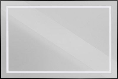 Зеркало BelBagno SPC-KRAFT-1200-800-SENS-NERO - фото