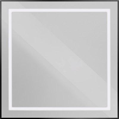 Зеркало BelBagno SPC-KRAFT-800-800-SENS-NERO - фото