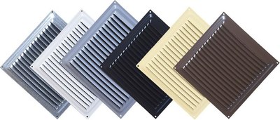 Решетка вентиляционная Ventale Оцинкованная штампованная из стали 0.7мм