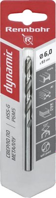 Сверло Rennbohr 6.0х93мм Dinamic P9M3 / 675060 - фото