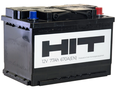 Автомобильный аккумулятор HIT R 670A / 6СТ-77 L3 - фото
