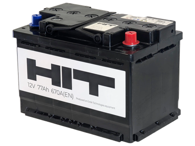 Автомобильный аккумулятор HIT R 670A / 6СТ-77 L3
