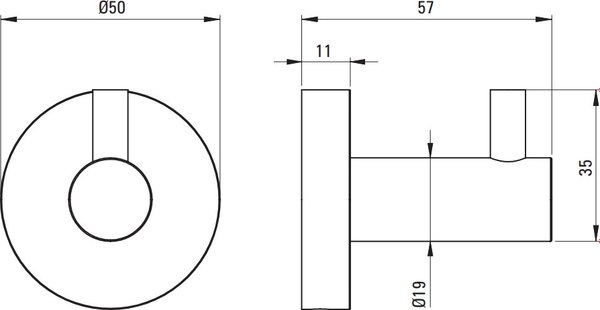 Крючок для ванной Deante Jasmin ADJ 0111
