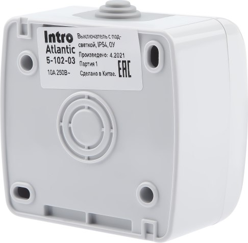 Выключатель INTRO Atlantic 5-102-03 / Б0050941