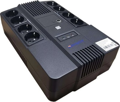 ИБП ИНЭЛТ Alpha 850 Schuko-8 (IN850-AL-SCH8-K) - фото