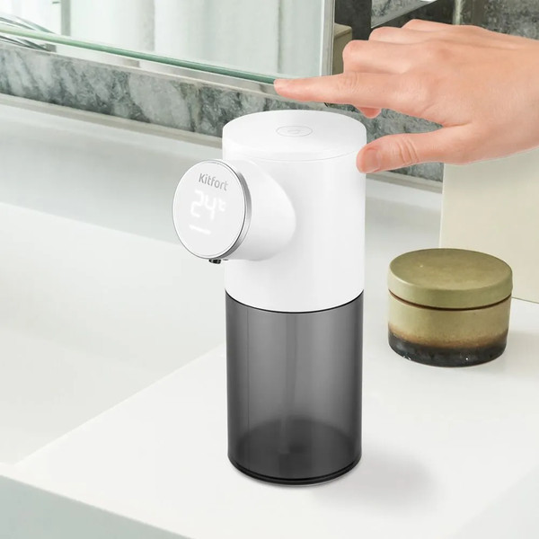 Сенсорный дозатор для жидкого мыла Kitfort КТ-6382