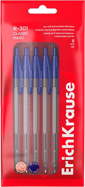 Набор шариковых ручек Erich Krause R-301 Matic Classic / 56612 - фото
