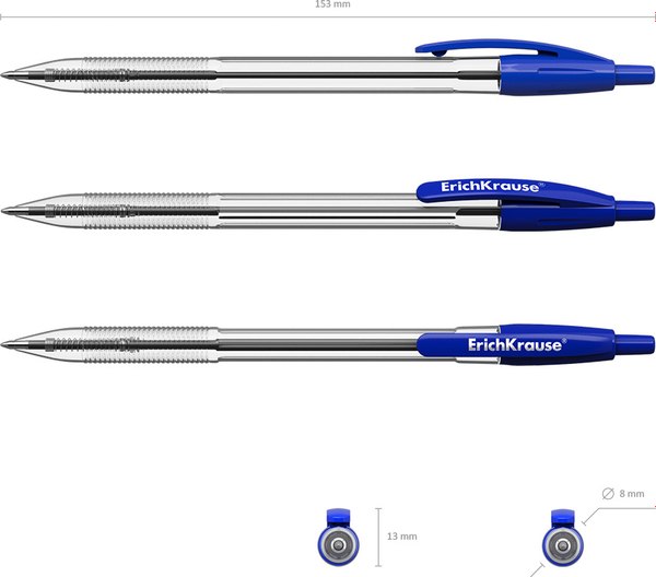 Набор шариковых ручек Erich Krause R-301 Matic Classic / 56612