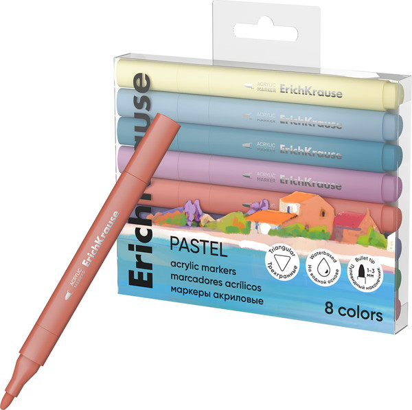 Набор маркеров Erich Krause Art Spirit Pastel / 61841 - фото